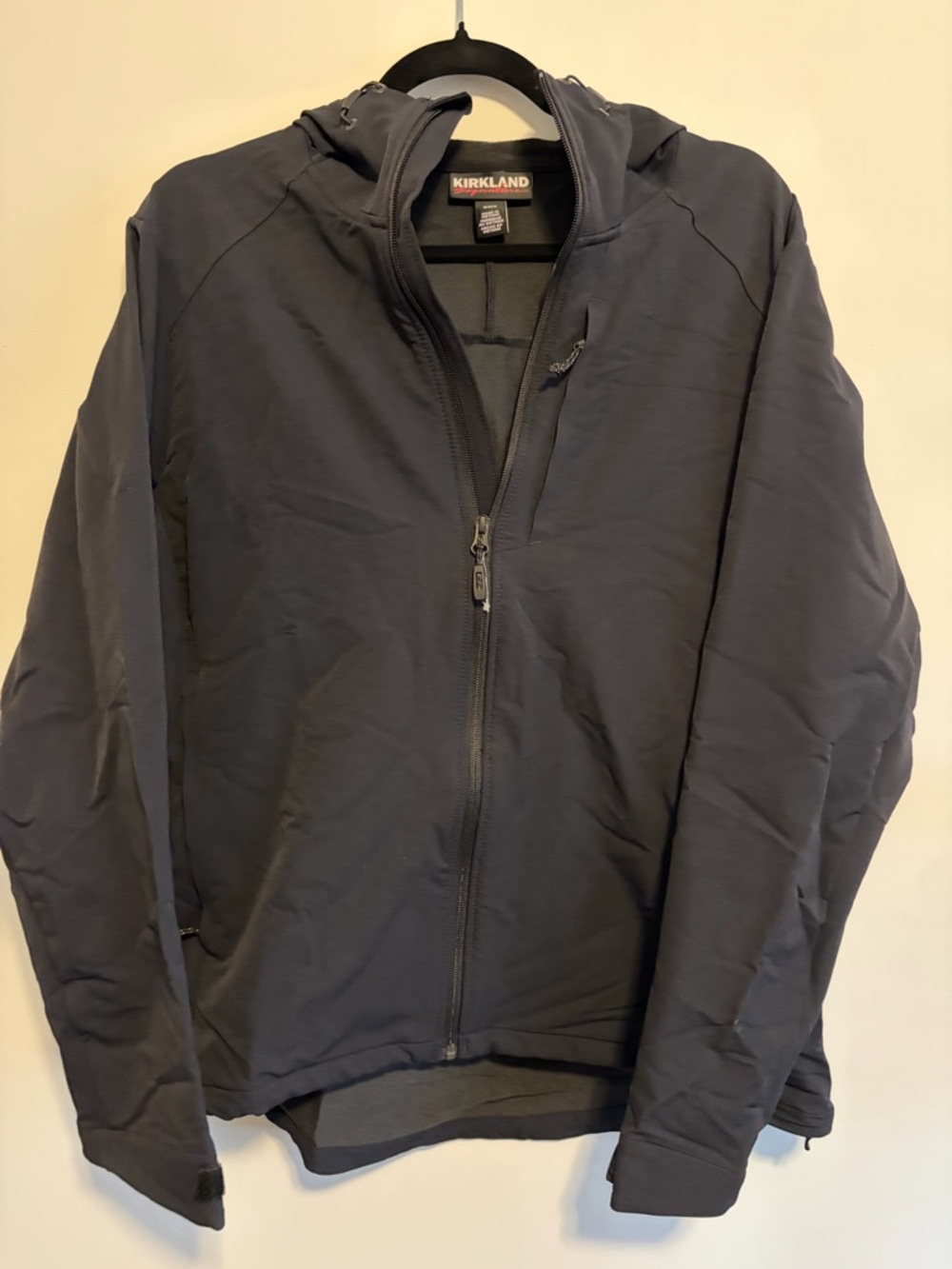 Kirkland Signature Men's Hooded Jacket - Dark Gray